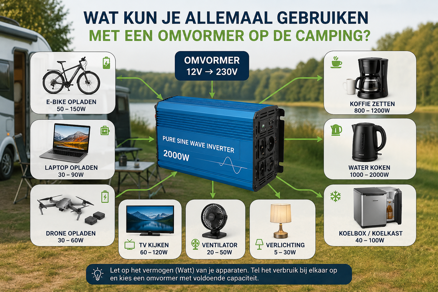 Wat Kun Je Gebruiken Met Een Omvormer?